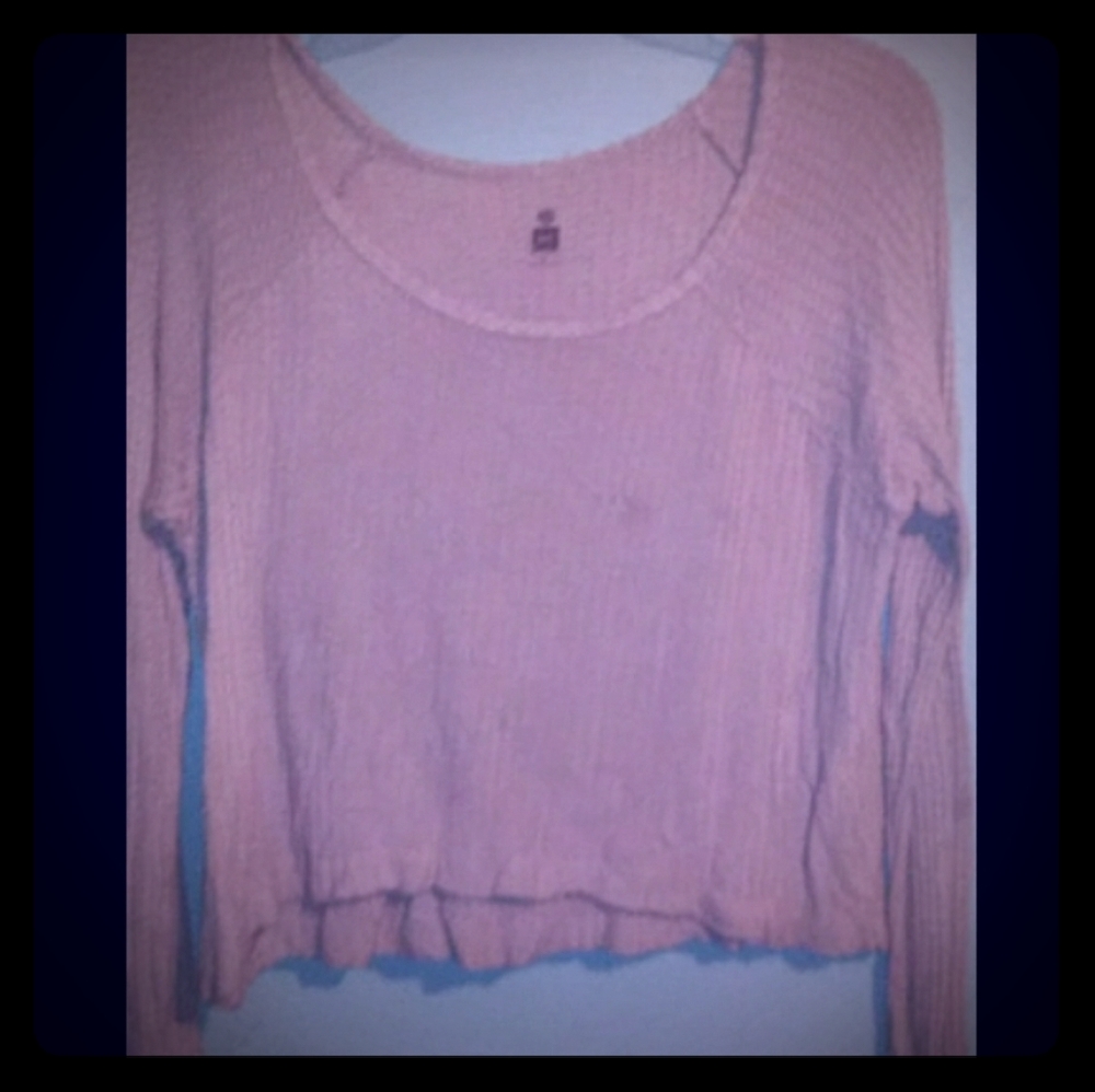 Pink long sleeve shirt